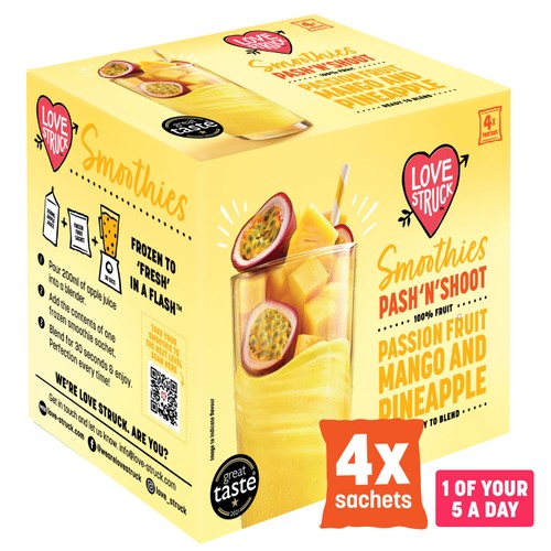 Love Struck Passion Fruit, Pineapple & Mango Smoothie Mix