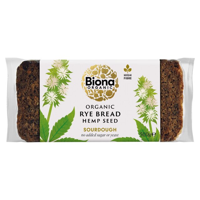 Biona Organic Rye Bread With Hemp Seed