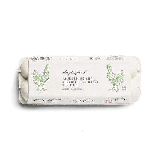 Daylesford Organic Mixed Weight Eggs