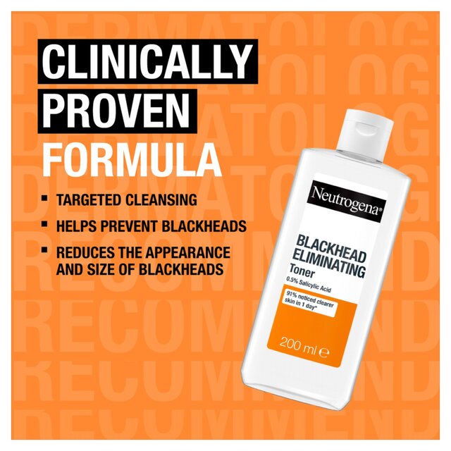 Neutrogena Blackhead Eliminating 0.5% Salicylic Acid Cleansing Toner thumbnail 5