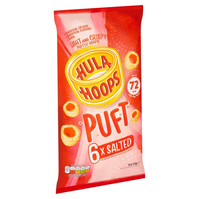 Hula Hoops Puft Salted Multipack Crisps thumbnail 6