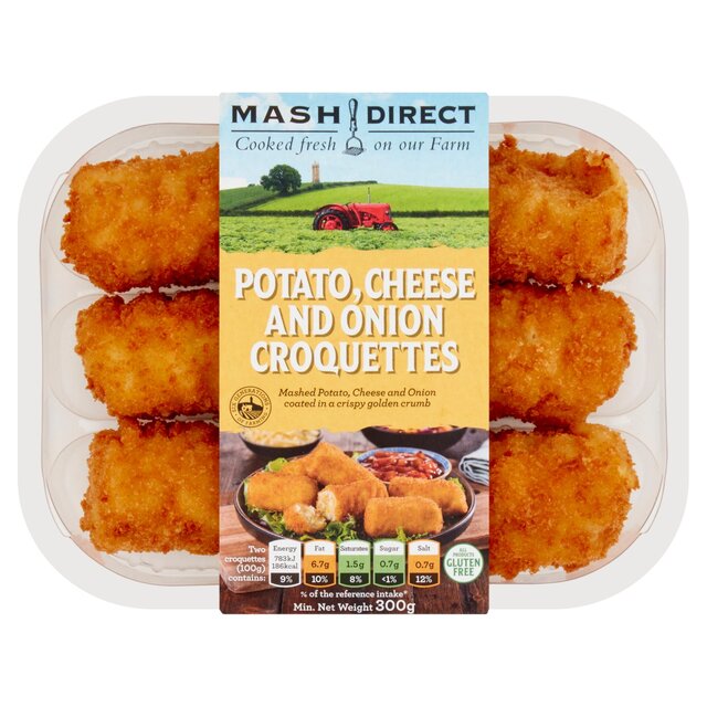 Mash Direct Potato Cheese & Onion Croquettes