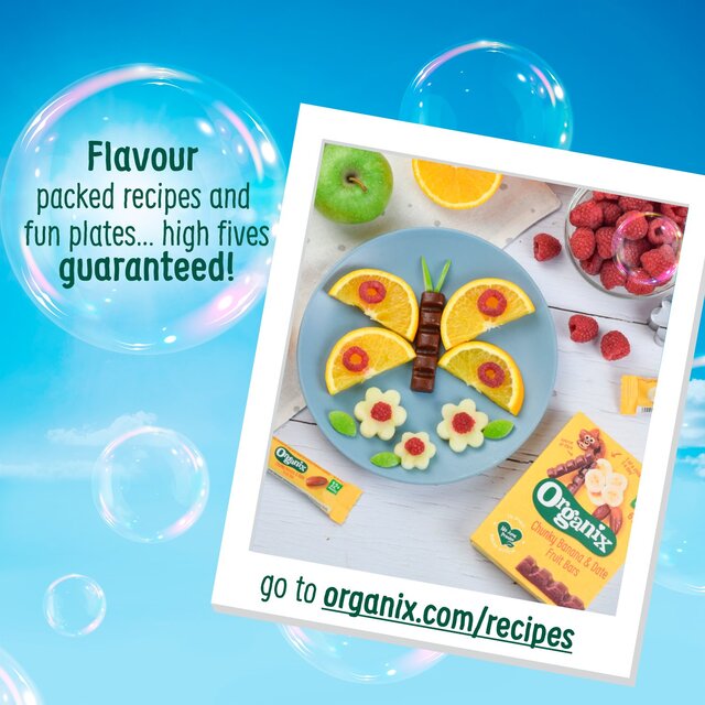 Organix Apple & Date Fruit Bars Toddler Snacks Multipack 12 months+ thumbnail 3