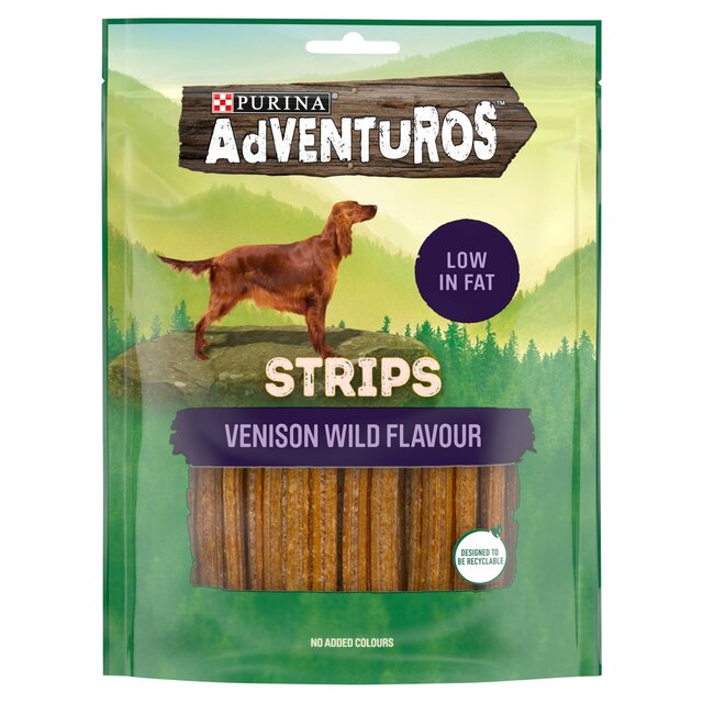 Adventuros Strips Venison Dog Treats