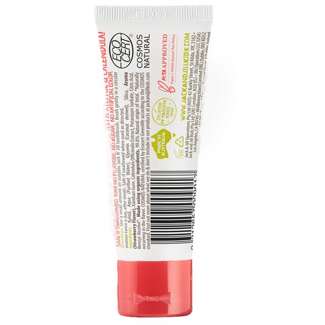 Jack N' Jill Natural Certified Toothpaste Strawberry 50g thumbnail 2
