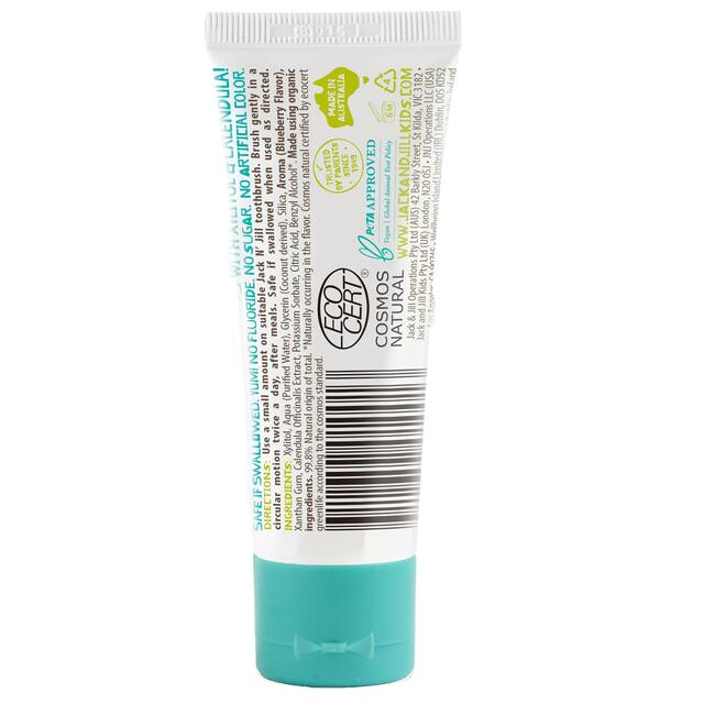 Jack N' Jill Natural Certified Toothpaste Blueberry 50g thumbnail 2