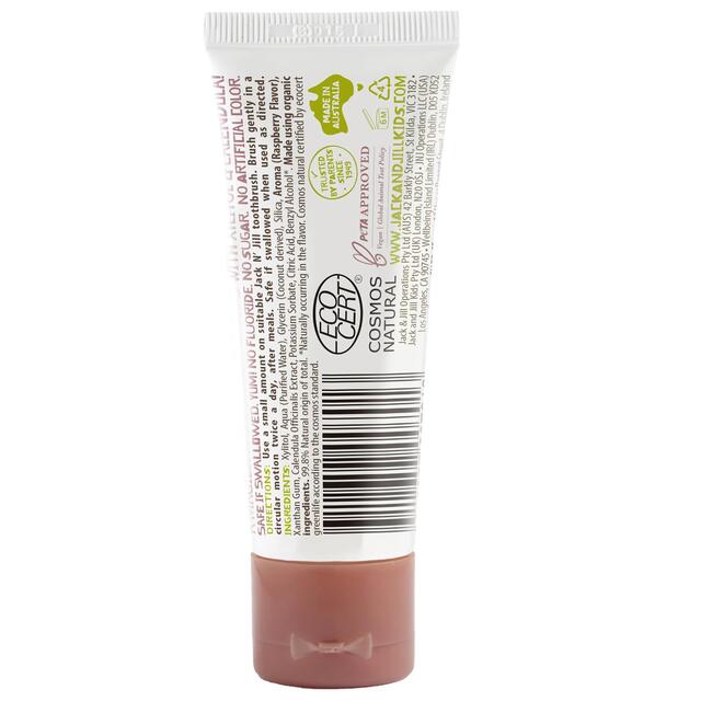 Jack N' Jill Natural Certified Toothpaste Raspberry 50g thumbnail 2