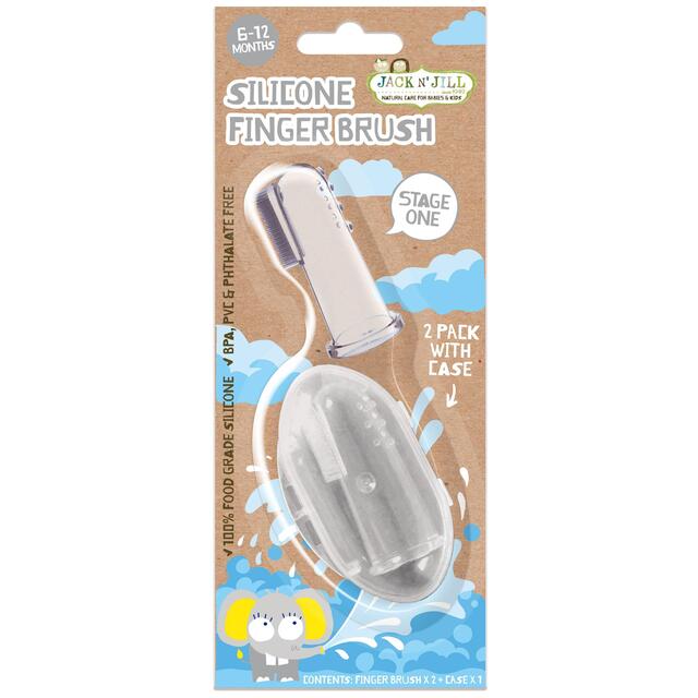Jack N' Jill Silicone Finger Brush