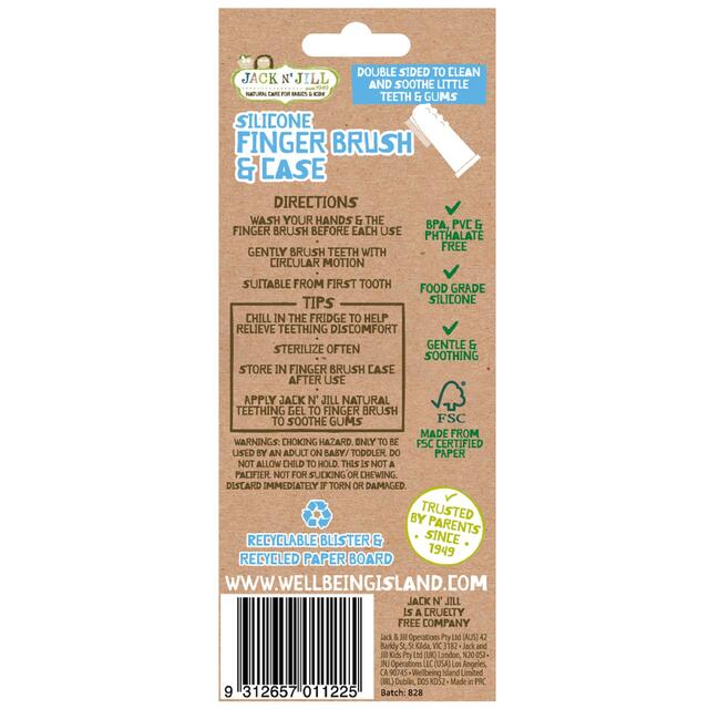 Jack N' Jill Silicone Finger Brush thumbnail 2