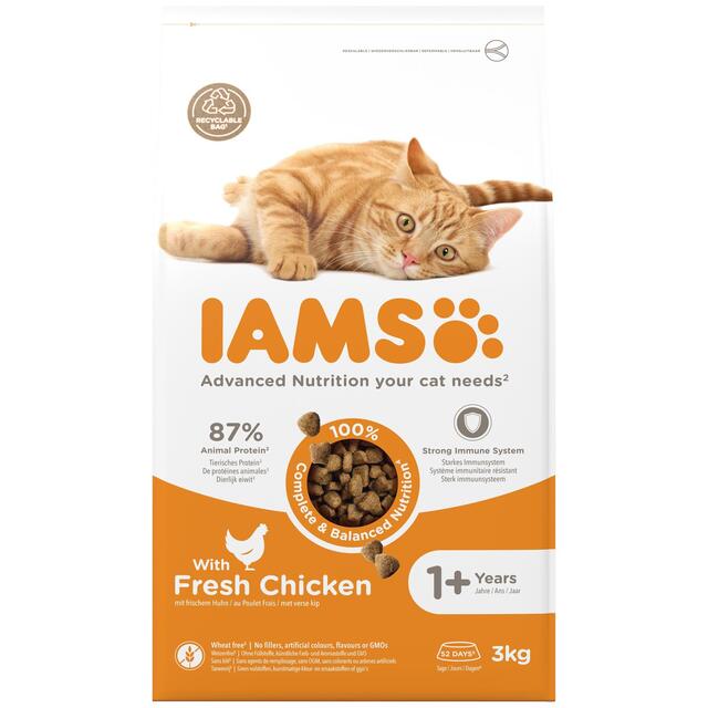 IAMS Adult Dry Cat Food Chicken thumbnail 2