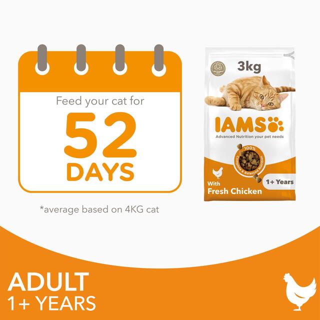 IAMS Adult Dry Cat Food Chicken thumbnail 8