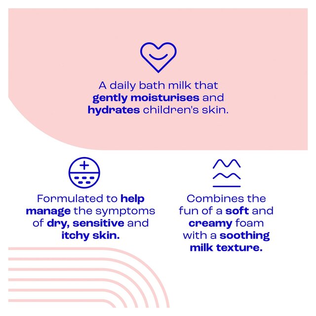 E45 Dermatological Junior Foaming Bubble Bath Milk - Baby & Kids Wash thumbnail 5