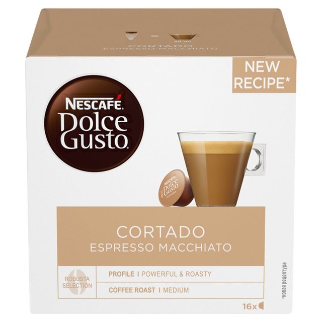 Nescafe Dolce Gusto Cortado Espresso Macchiato Pods thumbnail 2