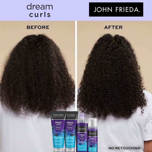 John Frieda Frizz Ease Dream Curls Air Dry Waves Styling Foam thumbnail 2