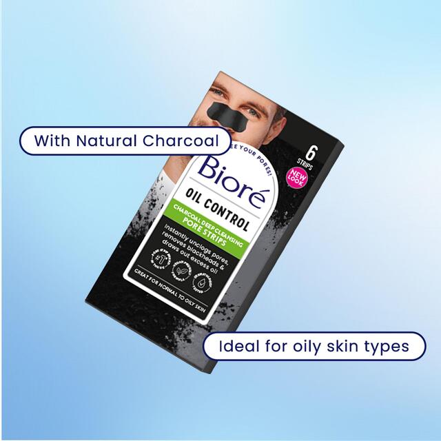 Biore Deep Cleansing Charcoal Pore Strips thumbnail 3