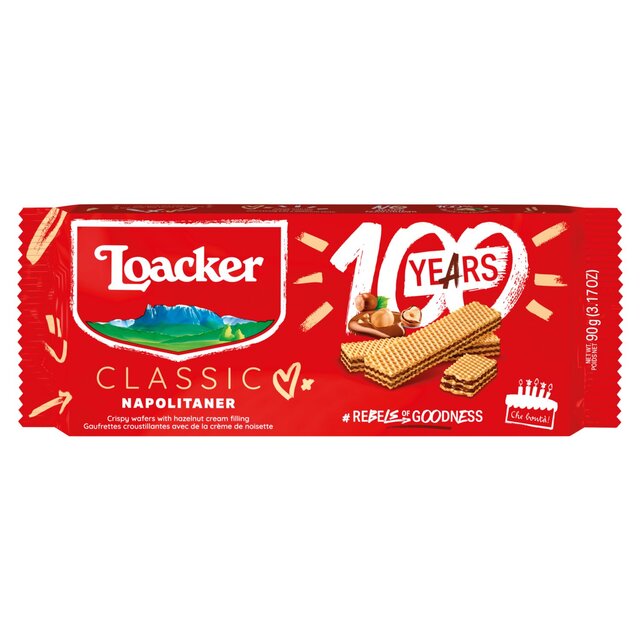 Loacker Napolitaner Hazelnut Cream Wafer