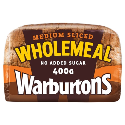 Warburtons Wholemeal Sliced Medium thumbnail 2