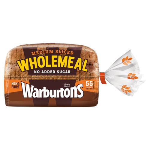 Warburtons Wholemeal Sliced Medium thumbnail 3