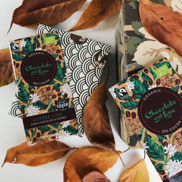 Chocolate and Love Fairtrade Organic Coffee 55% Dark Chocolate thumbnail 3