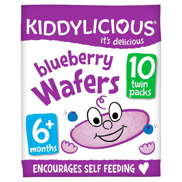 Kiddylicious Blueberry Maxi Wafers Baby Snacks Multi thumbnail 2