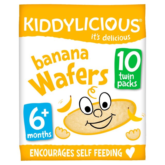 Kiddylicious Banana Maxi Wafers Baby Snacks Multi thumbnail 2