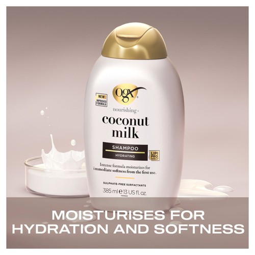OGX Nourishing+ Coconut Milk pH Balanced Shampoo thumbnail 4
