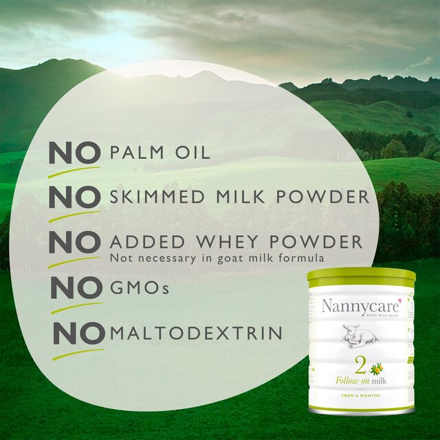 Nannycare 2 Follow on Goat Milk based Powder, 6 mths+ thumbnail 5