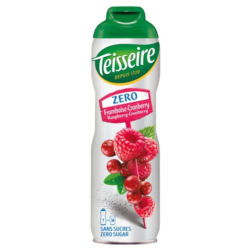 Teisseire Raspberry & Cranberry 0% Sugar