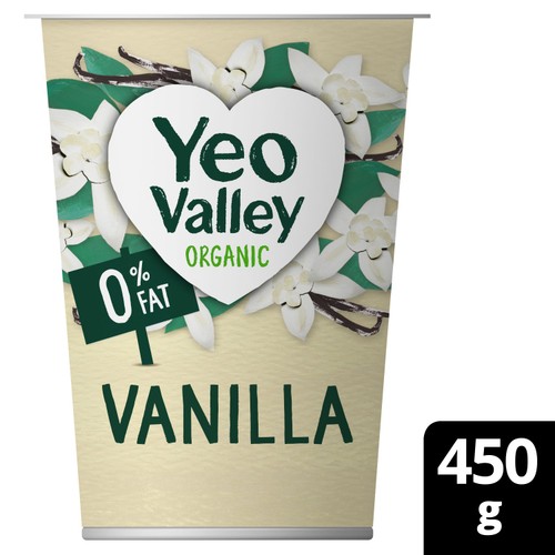 Yeo Valley Organic 0% Fat Vanilla Yoghurt