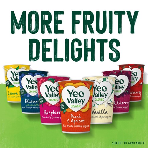 Yeo Valley Organic 0% Fat Vanilla Yoghurt  thumbnail 3