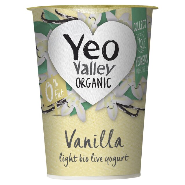 Yeo Valley Organic 0% Fat Vanilla Yoghurt thumbnail 2