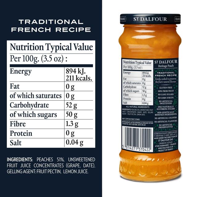 St Dalfour Golden Peach Jam thumbnail 3