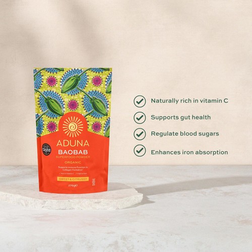 Aduna Baobab Organic Superfood Powder thumbnail 4
