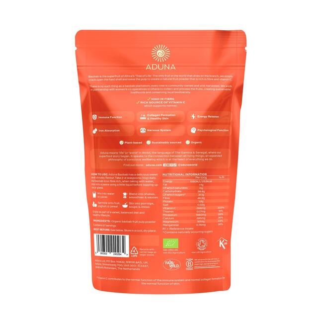 Aduna Baobab Organic Superfood Powder thumbnail 2
