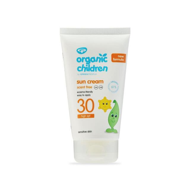 Organic Children SPF 30 Sun Cream Scent Free thumbnail 2
