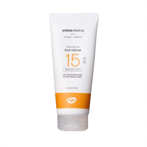 Green People SPF 15  Sun Cream With Tan Accelerator