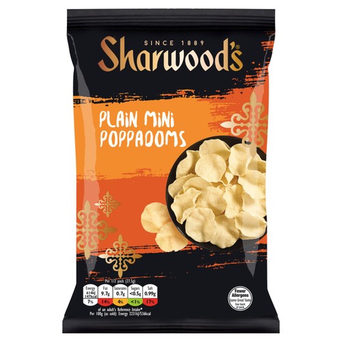 Sharwoods Mini Poppodums Sharing Bag thumbnail 2