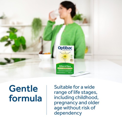 Optibac Probiotics Bifido & Fibre - 10 Sachets thumbnail 7