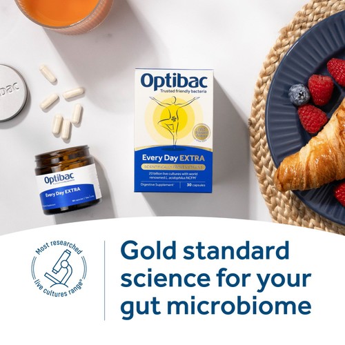 Optibac Probiotics Every Day EXTRA - 90 Capsules  thumbnail 4