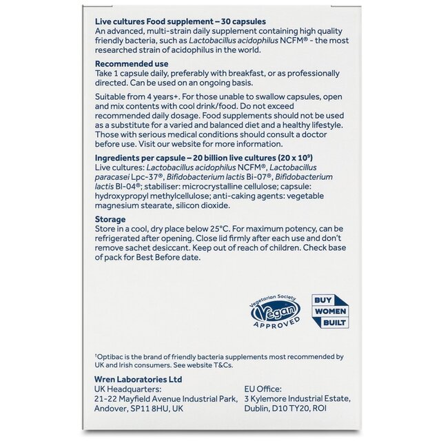 Optibac Probiotics Every Day Extra 30s thumbnail 3