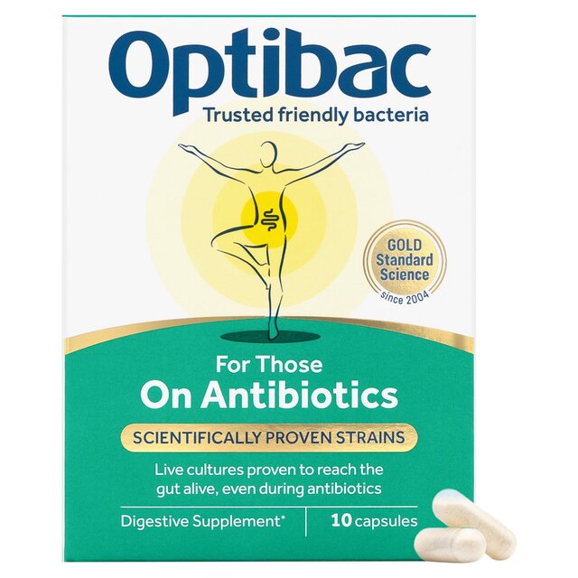 Optibac Probiotics For Those in Antibiotics 10s