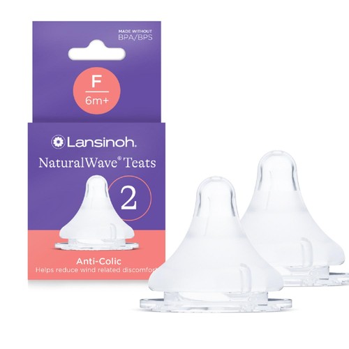 Lansinoh Silicone Bottle Teats Fast Flow