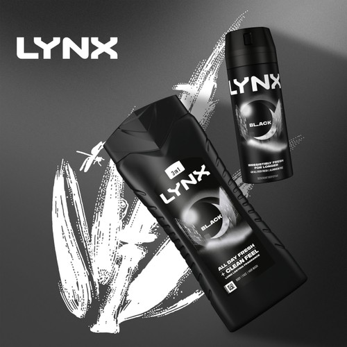 Lynx Black Body Wash Shower Gel thumbnail 4
