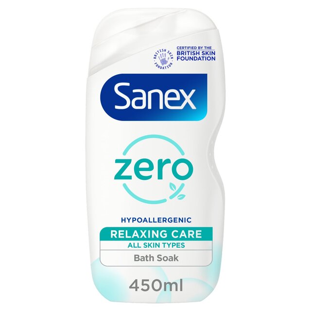 Sanex Zero% Relaxing Normal Skin Bubble Bath Soak