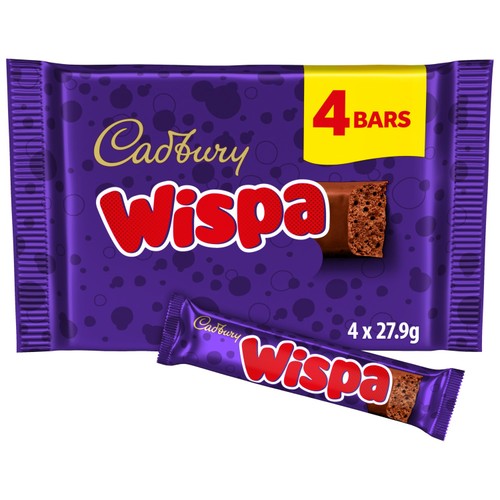 Cadbury Wispa Chocolate Bar Multipack