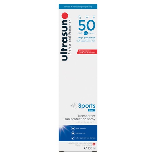 Ultrasun SPF 50 Sports Spray Sunscreen thumbnail 4
