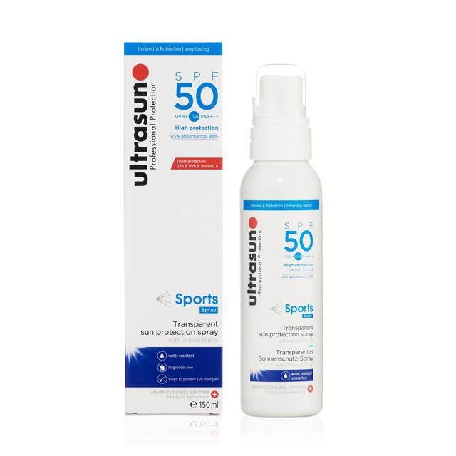 Ultrasun SPF 50 Sports Spray Sunscreen thumbnail 3