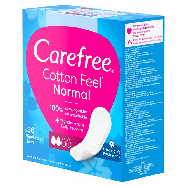 Carefree Cotton Breathable Pantyliners thumbnail 4
