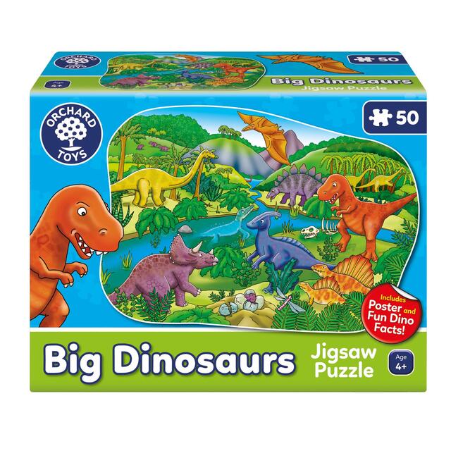 Orchard Toys Big Dinosaurs Puzzle, 4yrs+