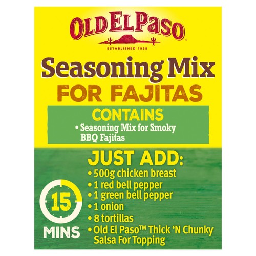 Old El Paso Smoky BBQ Fajita Seasoning Mix thumbnail 4